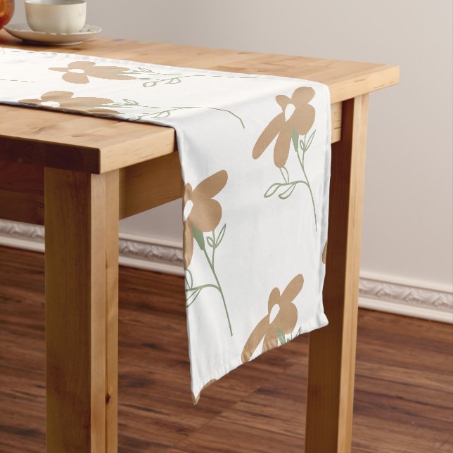 Boho Floral Wedding  Short Table Runner (In Situ)