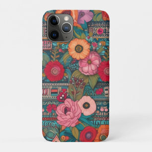 Boho Floral Whimsical iPhone 11 Pro Case