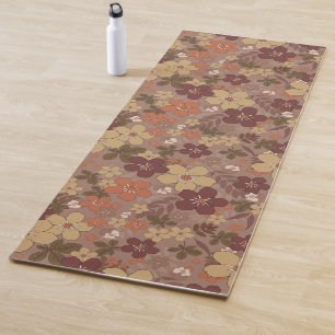 Boho Floral Yoga Mat