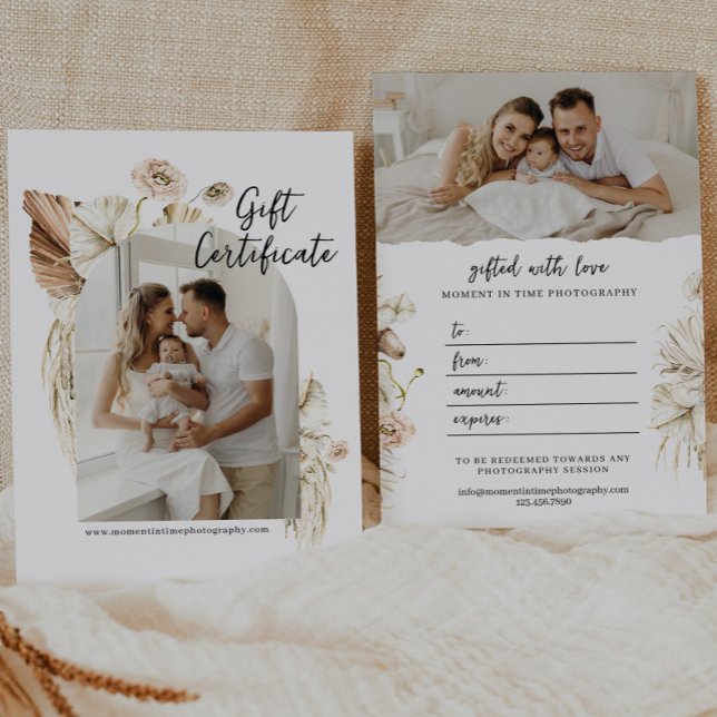 Boho Florals | Arch Photo | Photography Gift Card (Creator Uploaded)