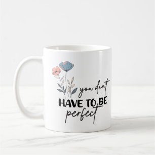Boho Flower Christian Quote Coffee Mug