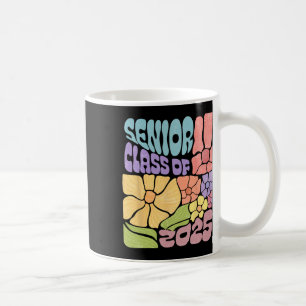 Boho Flower Cl Of 2025 Senior 2025 Grad 25 Back To Coffee Mug