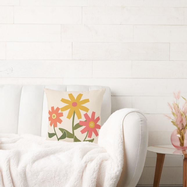 Boho flower cushion (Couch)