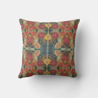 Boho flower designed pillow