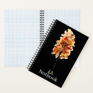 Boho Flower Line Art Drawing Personalised Wedding  Notebook