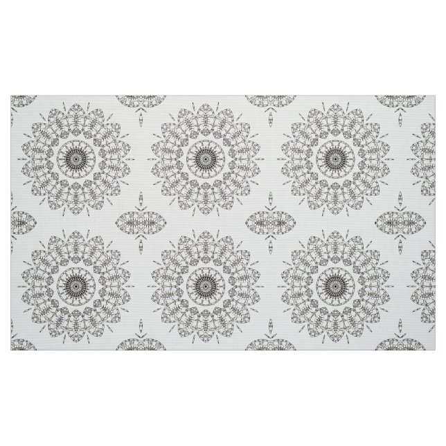 Boho Flower Medallion Fabric (Fat Quarter)