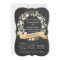 Boho Flower Wreath Rustic Chalkboard Wedding