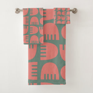 Boho Flowers  Bath Towel Set