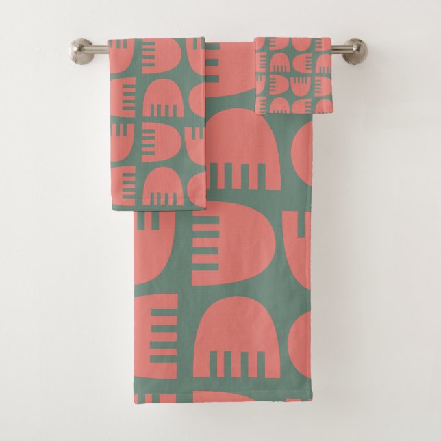 Boho Flowers  Bath Towel Set (Insitu)