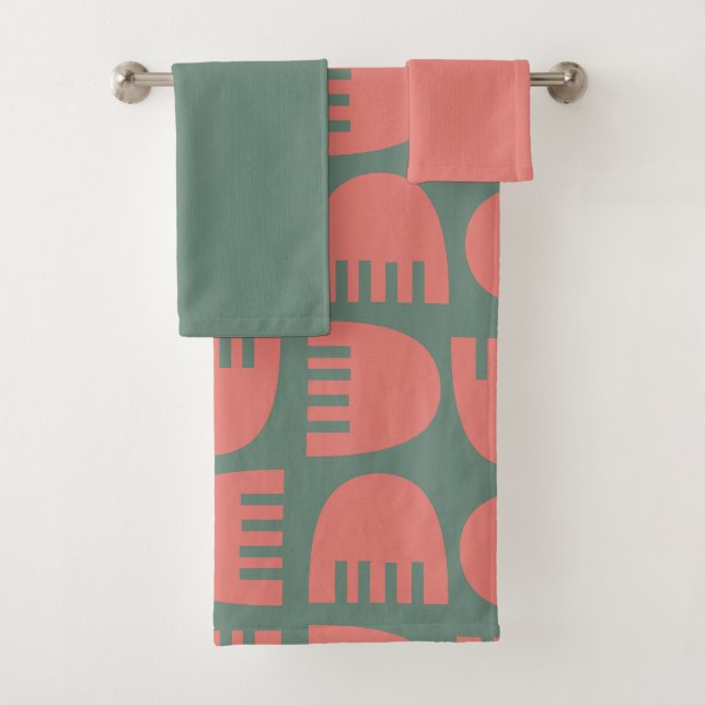 Boho Flowers  Bath Towel Set (Insitu)