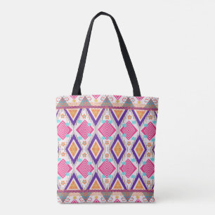 Boho Folk Art Tote Bag