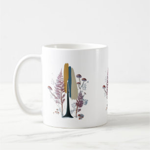 Boho Forest Abstract Brush Stroke Classic Mug