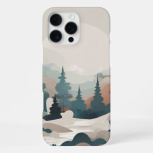 Boho Forest Landscape Artwork iPhone 16 Pro Max Case