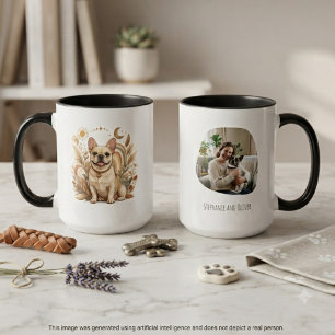 Boho French Bulldog Mum Art Mug