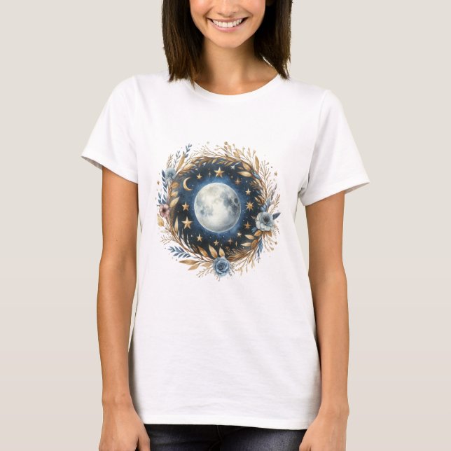 Boho Full Moon T-Shirt (Front)