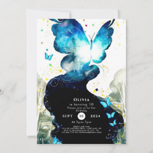 Boho Fun Butterfly Birthday Invitation