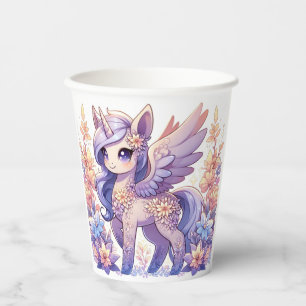 Boho Fun Unicorn Baby Shower Paper Cups