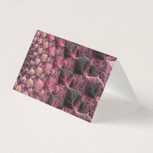 Boho Funky Eclectic Pink Black Abstract Fractal