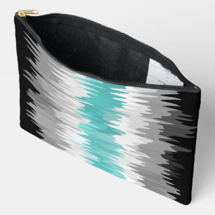 Boho Funky Wavy Abstract Libramasculine Pride Flag Accessory Pouch