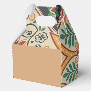 Boho Garden Favour Box – Colourful Floral Top, San