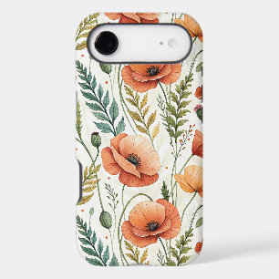 Boho Garden of Beautiful Poppies