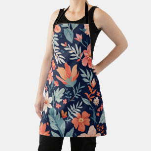 Boho Garden Whimsy – Floral Pattern Cooking Apron