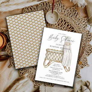 Boho Gender Neutral Baby Shower Invitation