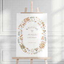 Boho Gender Neutral Baby Shower Welcome