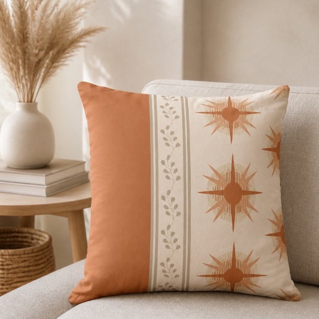 Boho Geo Design Fashion Throw Pillow (Creator Uploaded)
