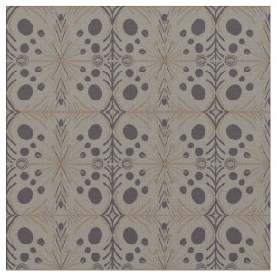 Boho Geometric Arrow Grey Pattern Fabric