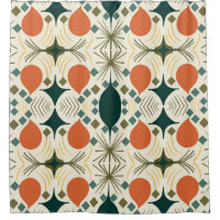 Boho Geometric Colourful Diamond Pattern