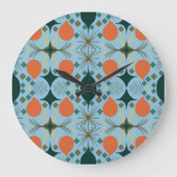 Boho Geometric Diamond Blue Coffee