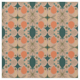 Boho Geometric Diamond Pastel Pattern Fabric