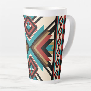 Boho Geometric Latte Mug
