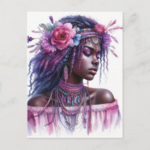 Boho Girl AI Art Bohemian Fashion