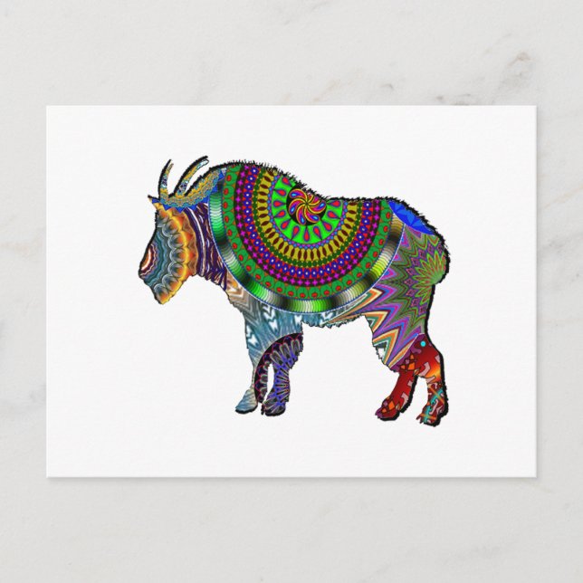 BOHO GOAT POSTCARD (Front)