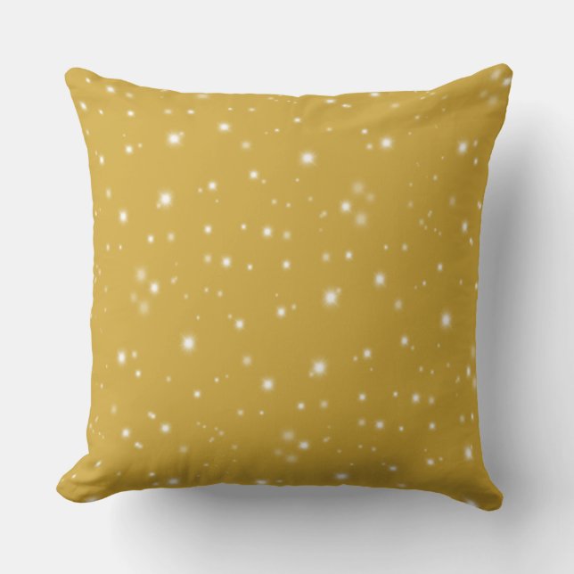 Boho Gold Starlight Cushion (Front)