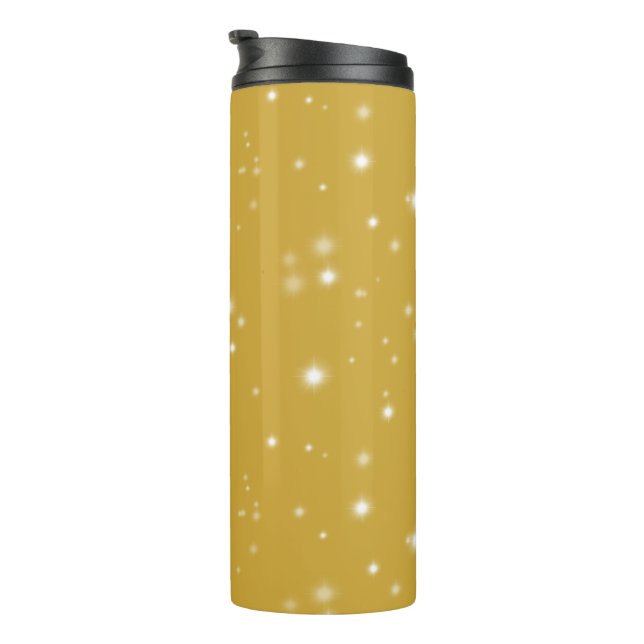 Boho Gold Starlight Thermal Tumbler (Rotated Right)