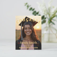Boho Graduation Invitation Card