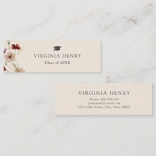 Boho Graduation Name Card