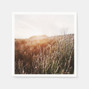 Boho Grass Field Any Occasion Party Napkins