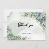 Boho green succulents eucalyptus baby shower