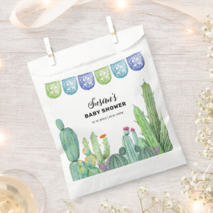 Boho Greenery Taco Fiesta Cactus Baby Shower  Favour Bag