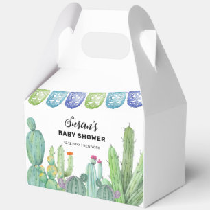 Boho Greenery Taco Fiesta Cactus Baby Shower  Favour Box