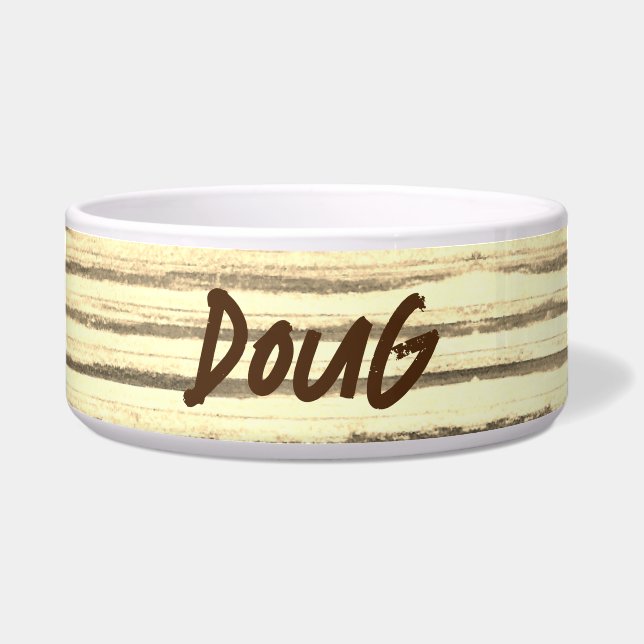 BOHO Grunge Pet Bowl (Front)