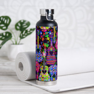 Boho Guitars Beautiful Water Bottle