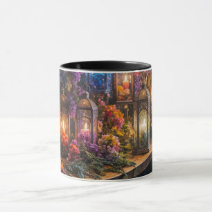 Boho Gypsy Bohemian Lanterns Candles Mug