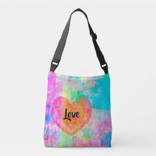 Boho Heart Love Crossbody Bag