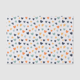 Boho Heart Pattern Tissue Paper