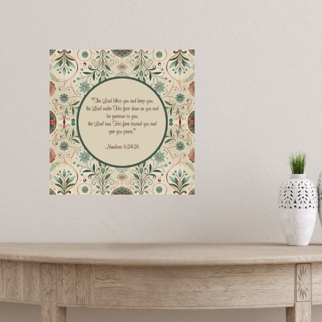 Boho Herb Blessing  Poster (Creator Uploaded)